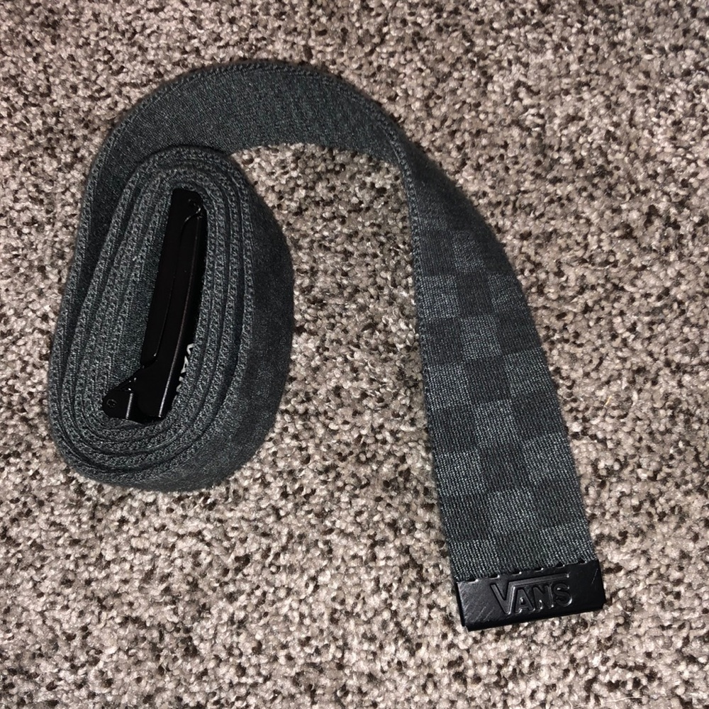 Black and Gray Vans Bittle Opener belt